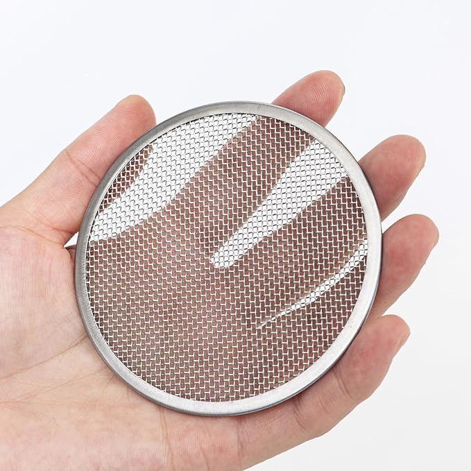 10 Pack Sprouting Lid for Mason Jar, Mesh Stainless Steel Sprouting Jars Lids, Mesh Bean Sprout Sieve Lids for Growing Bean, Seeds and Broccoli (82mm)