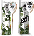 Classy Casita 3-in-1 Garden Soil Tester- Three Way Plant Soil Test Kit to Measure Soil Moisture, pH-Value, and Sunlight Soil Moisture Meter w/Plant Watering & Care eBook, White