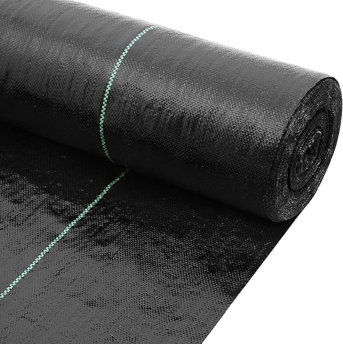 DWALE Driveway Fabric, 13x65 ft Road Commercial Weed Barrier, 5OZ Heavy Duty Landscape Fabric for French Drain, Erosion Control, and Construction Projects