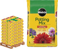 Miracle-Gro Potting Mix - for Potted Plants, Flowers Vegetables Shrubs Annuals and Perennials, Feeds Up to 6 Months - 25 qt. Bags, Pallet of 80