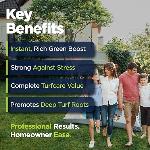 Supply Solutions 25-0-15 Ultra Green Lawn and Turf Fertilizer - 16% Slow Release Nitrogen - Promotes Lush, Green Lawns and Strong Root Growth, Reduces Mowing Frequency (5 Pounds)