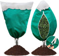 Insoma 2 Packs 2.2 oz/yd² Plant Covers Freeze Protection 47.7" W X 71.7" H, Outdoor Plants Frost Protection Covers with Zipper & Drawstring, Frost Blankets for Tree in Winter