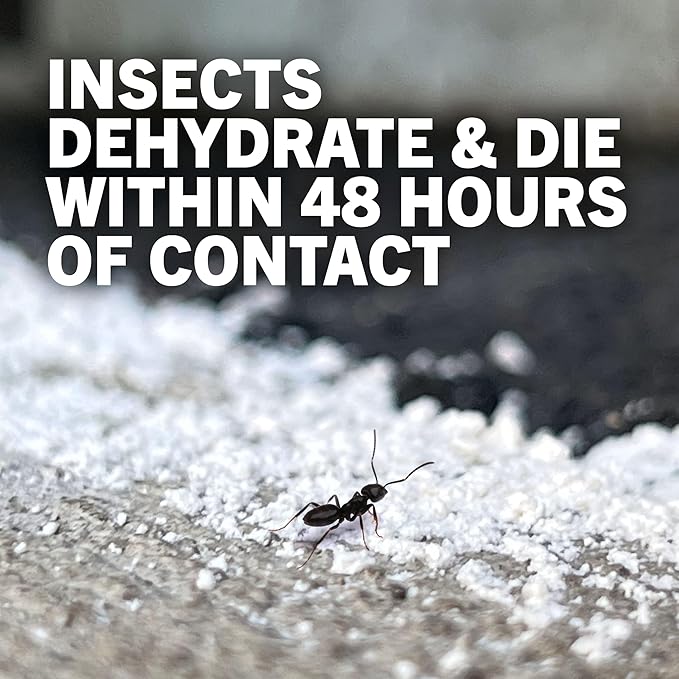 Safer Home Diatomaceous Earth 4 lb Organic OMRI DE - Cockroach Killer Indoor Home, Bed Bug Killer, Kills Fleas, Ants, Silverfish, Earwigs & Crawling Insects