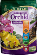 Better-Gro Phalaenopsis Mix - Premium Grade Phalaenopsis Potting Mix for Potting, Repotting, Enhanced Drainage, Air Flow & Root Ventilation, Ideal for Phalaenopsis Orchids - 8 Dry Quarts (Pack of 9)