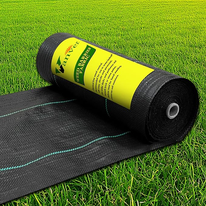 Weed Barrier Landscape Fabric Heavy Duty,1.4FT x 100FT Premium Garden Weed Blocker Fabric for Weed Control, Plastic Ground Cover with Woven Weed Cloth,Durable Landscaping Fabric