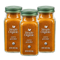 Simply Organic Certified Organic Curry Powder, 3-Ounce 3-Pack, Aromatic Blend 11 Indian Cooking Spice for Meat, Seafood, Tofu
