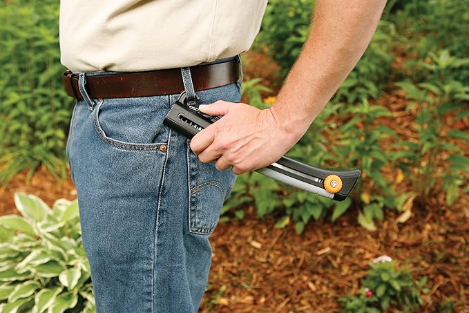 Fiskars 10 Inch POWER TOOTH Sliding Carabiner Saw with Carabiner Clip (9258)