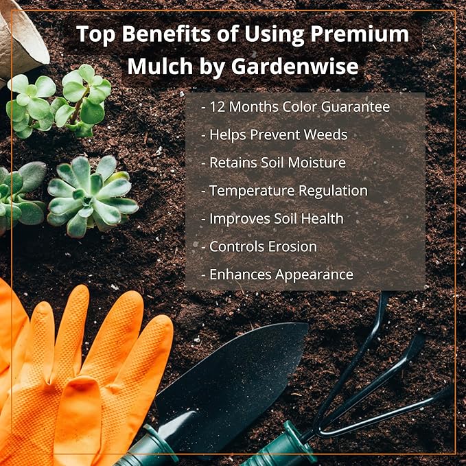 Premium Brown Wood Mulch for Landscaping, Gardens, Lawns, Potting Media, and Potted Plants (1 CF - 28 L - 30 QTS)