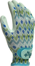 DIGZ Grip Latex-Free Polyurethane Coated Garden Gloves with Adjustable Wrist