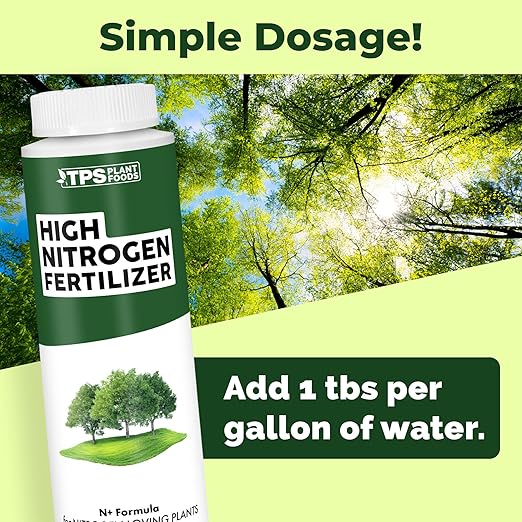 High Nitrogen Fertilizer – Liquid Plant Food for Rapid Green Growth, Strong Vegetative Development & Deep Leaf Color, 8 oz