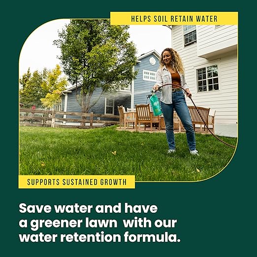 Sunday Water Focus - Fertilizer for Drought Season - Perfect for Dry, Hot Climates - Soil Water Retention - Supports Sustained Growth - 2 Pack, 42 Fl Oz