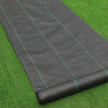 Goasis Lawn Weed Barrier Control Fabric Ground Cover Membrane Garden Landscape Driveway Weed Block Nonwoven Heavy Duty 125gsm Black,5FT x 100FT