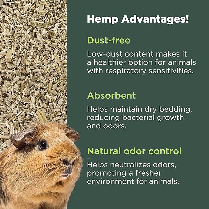 Hemp Nesting Fiber - 10 lb Chicken Nest Box Pad Hemp Fiber Fill - Absorbent DUST Free- Egg Laying Chickens coop, Horse stall, Rabbit, Reptile, Hamster, Cage Fibre, FiberFill Washable - Grown in USA