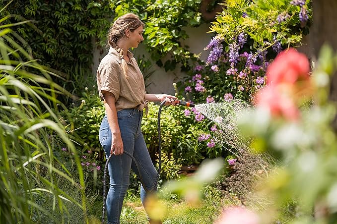 Gardena Liano Life Textile Hose 1/2 inch, 10m: Highly flexible textile garden hose, with PVC inner tube, no kinking, lightweight, weather-resistant (18440-20)