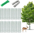6 Pack Plant Protector from Animals,17'' x 13'' Metal Wire Mesh Garden Plant Cages for Outdoor Gardening,Rabbits Chickens Ducks, for Vegetables, Flowers, Shrubs, Plant Protectors from Deer