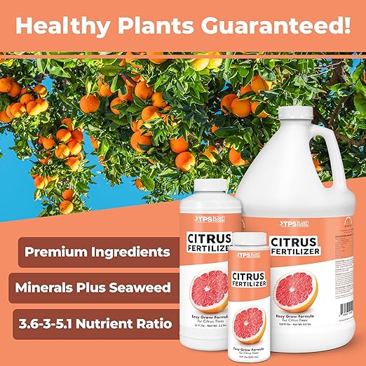 Citrus Fertilizer – Liquid Citrus Tree Fertilizer & Plant Food for All Potted & Outdoor Tree Varieites, 8 oz