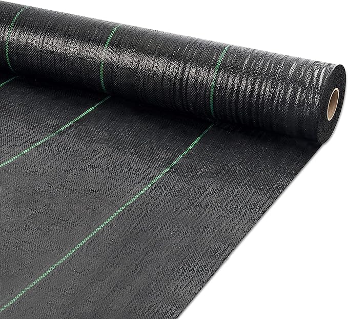 4FT x 300FT Weed Barrier Fabric Heavy Duty, 5.8oz Landscaping Fabric Woven Landscape Ground Cover for Gardens & Lawns