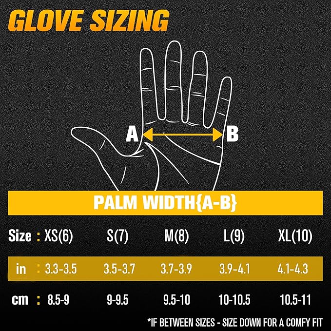 Dexterity Upgraded Utility Gloves – Seamless Wrap-Fingers Design & Knuckle Touchscreen Capability
