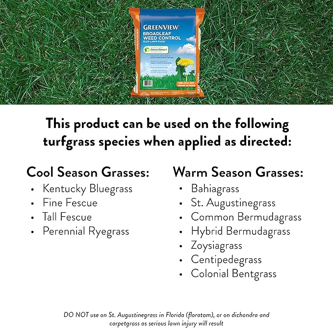 GreenView Weed & Feed - 39 lb. Bag - Covers 15,000 sq. ft.