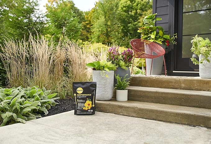 Miracle-Gro Performance Organics All Purpose Container Mix, Feeds for Up to 3 Months, For Container Gardening, 6 qt. (3-Pack)
