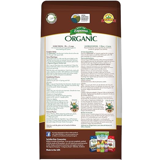 Espoma Organic Plant-Tone 5-3-3 Natural & Organic All Purpose Plant Food; 4 lb. Bag; The Original Organic Fertilizer for All Flowers, Vegetables, Trees, and Shrubs. Pack of 3