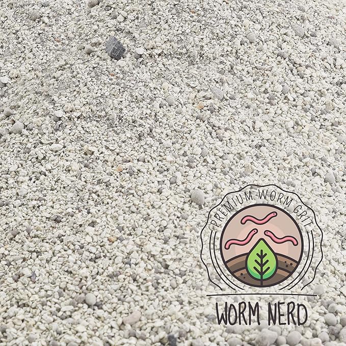 Worm Nerd Arcadia Garden Products WN08 Worm Grit for Vermiculture, 1LB, White