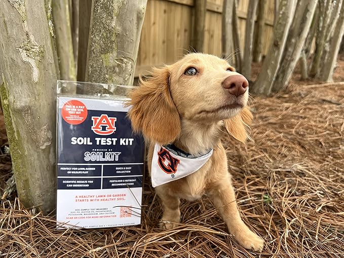 Soil Test Kit Powered by Auburn University | Alabama Resident | Discover Lawn, Garden and Food Plot Needs | Professional Custom Fertilizer Prescription for Your Yard or Garden Needs