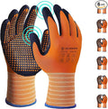 Schwer 6 Pairs Safety Work Gloves MicroFoam Nitrile Coated, Level 4 Abrasion & A1 Cut Resistant Nylon Working Gloves with MicroDot Grip, Touchscreen, Used for General Work, Gardening, LT5619, XL