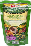 Jobes 06528 Organics All Purpose Fertilizer Spikes 4-4-4 50 Count
