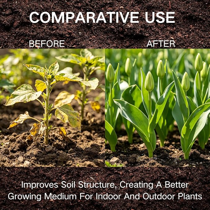 2Pcs Soil Conditioner, Water-Soluble Soil Support for Indoor & Outdoor Plants, Garden Beds, Potting Mix & Seedling Compost, Improves Soil Conditions for Healthier Roots
