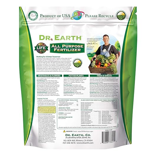 Life All-Purpose Organic Fertilizer, 5-5-5, 4-Lbs.