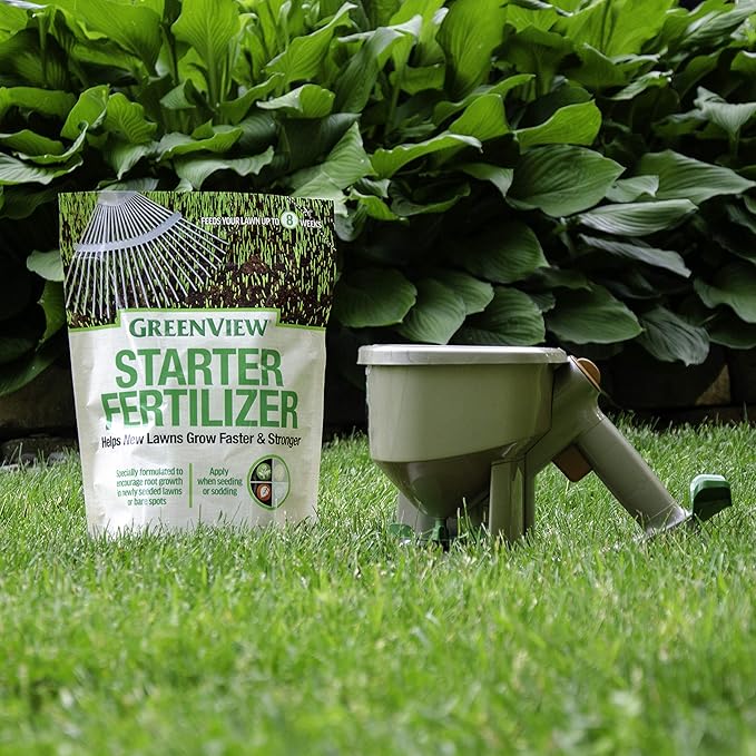 Greenview Spring or Fall Lawn Starter Fertilizer - 8 lb. Bag - Covers 2,500 sq. ft.