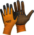 Midwest Gloves & Gear 94-L-L-AZ-12 Mens MAX Grip, Single Pair, Orange