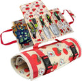 Garden Tool Bag - Roll-Up Garden Tool Holder with Deep Pockets | 900D Polyester Heavy Duty Gardening Tote | Compact Washable Organizer for Tools, Seeds, and Essentials (Tools Not Included)
