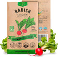 Cherry Belle Radish Seeds Pack 10 G - Over 1200 Non-GMO Heirloom Radish Seeds for Planting Vegetables in Individual Seed Packet, Vegetable Seeds for Planting Home Garden Indoor & Outdoor Gardening