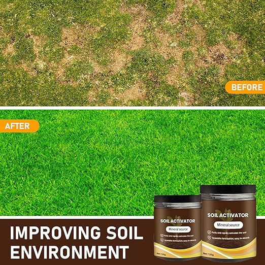 2Pcs Soil Activators,Soil Pro Activator,Nauticos Soilactivator,Premium Soil Activated Treasure for Plants,Garden Beds for Cultivation,Potting Mix and Seedling Compost,Promoting Plant Rooting (120g)