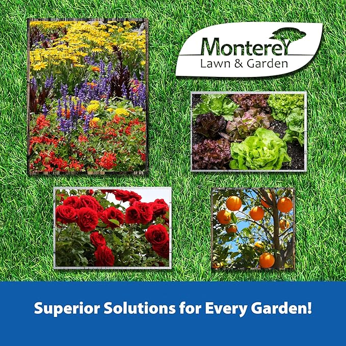 Monterey Fish & Grow 9-6-2 Fertilizer – 1 Quart Liquid Plant Food for Houseplants, Trees, Vegetables & Ornamentals Bundled with Garden Measure Spoon – Covers Up to 4,000 Sq. Ft.