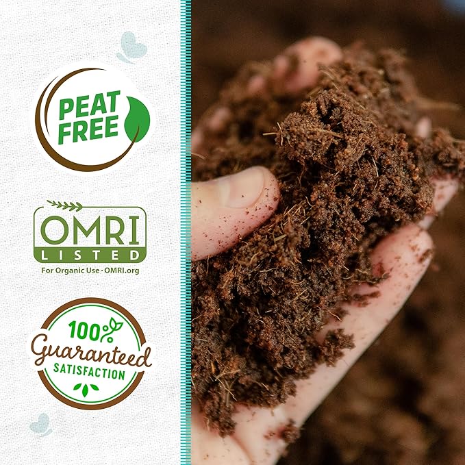Back to The Roots Organic Indoor Soil Compressed Block Expands to 6 Quarts