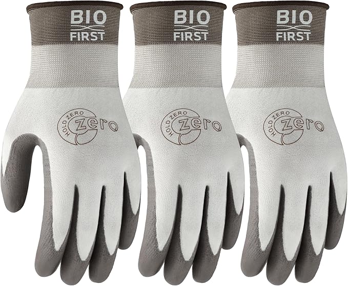 Breathable Gardening Gloves PU Coated Work Gloves DIY Gloves For Weeding Digging Raking and Pruning 3 Pairs