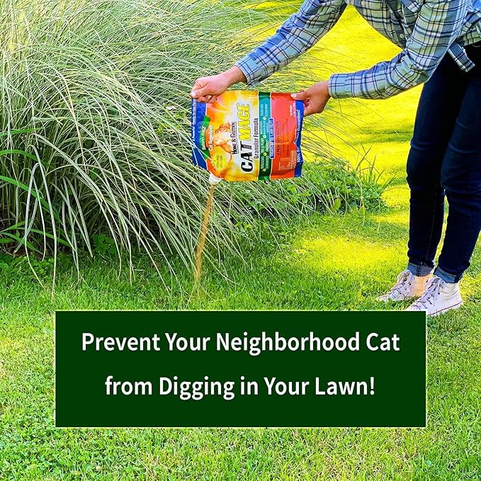 Nature's Mace Cat Mace, 22lb, Cat Repellent Granular Outdoor to Keep Cats Away, for Yard, Garden, Plants, Anti Cat Pee Deterrent, Training Tool, Animal Repellent, Safe Around People, Pets, Plants