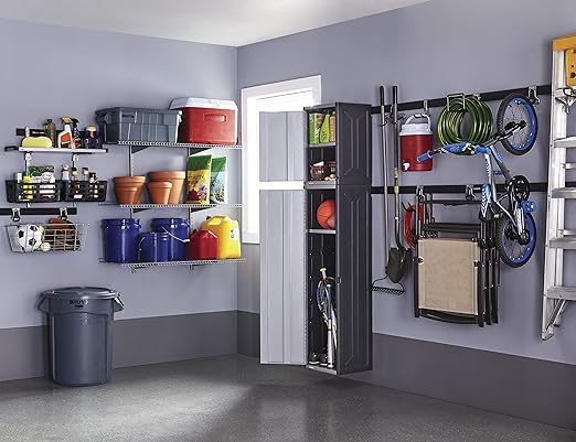 Rubbermaid Commercial Products BRUTE Tote Storage Container with Lid-included, 20-Gallon, White, Reusable Boxes for Moving/Storing in Garage/Basement/Attic/Jobsite/Truck/Camping