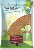 Food to Live - Organic Alfalfa Seeds for Sprouting, 10 Pounds Non-GMO, Edible Seeds, Pure, Vegan, Kosher. Rich in Vitamin K, Vitamin C. High Germitation Rate. Grow Sprouts, and Microgreens for Salads