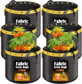 7 Gallon Fabric Grow Bags - Heavy Duty Plant Pots for Growing Tomatoes, Potatoes, Vegetables & Plants - Durable Garden Planter Bags, Cloth Fabric Pots, 7 gal Grow Bags