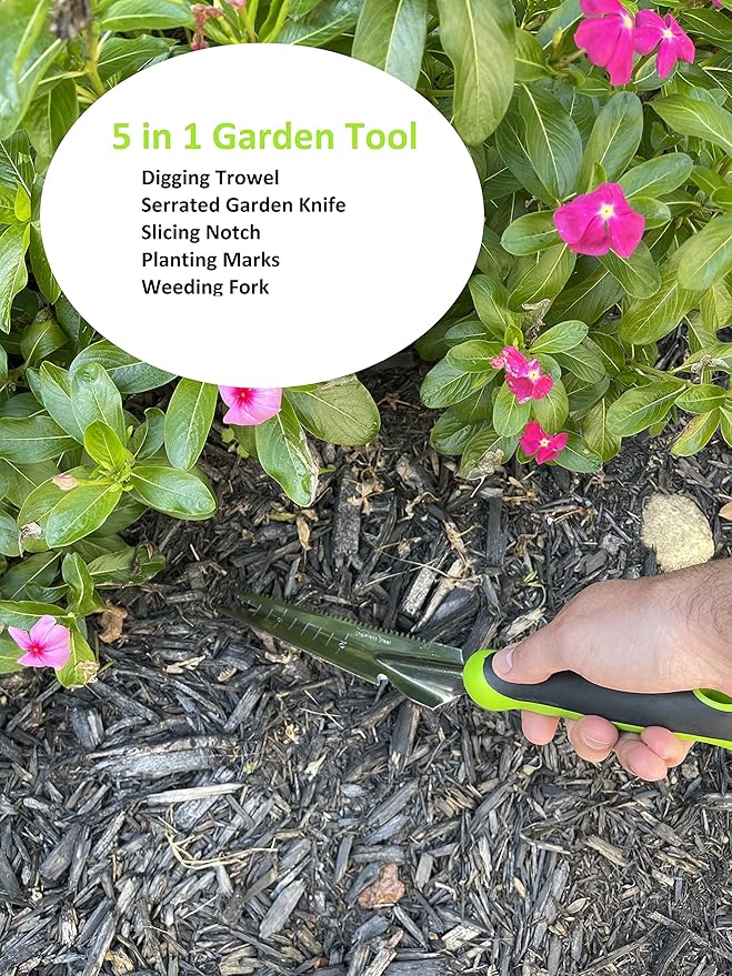 Garden Guru Hand Weeder Trowel with Ergonomic Handle – Stainless Steel Weeding & Digging Knife – Rust Resistant - Perfect for Weeding, Transplanting, Digging, Pruning, Cutting - 1 Case (50 Pcs)