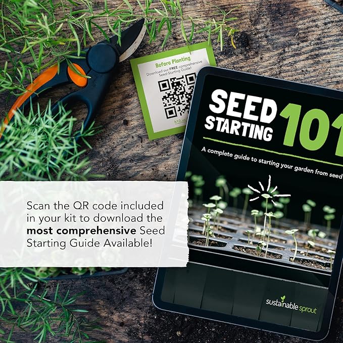Vegetable Seeds for Planting: 13 Heirloom Veggie Seeds for Planting Home Garden: Tomatoes Lettuce Beets Bell Pepper Zucchini Broccoli Beans Cabbage Cauliflower Onion Cucumber by Sustainable Sprout