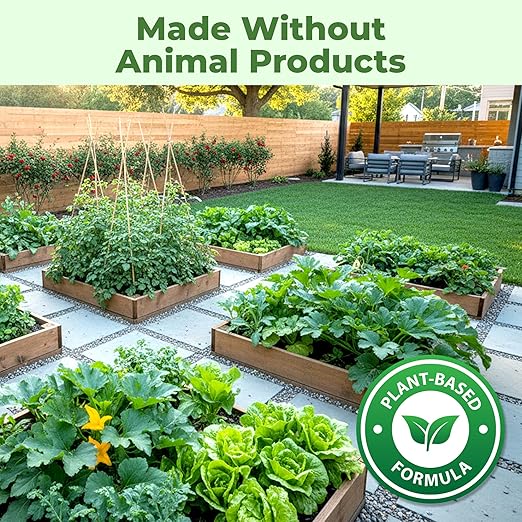 Vegan Fertilizer for Vegetable Gardens, Works Great for All Types of Plants, Liquid Fertilizer by TPS Plant Foods, 8 oz (250mL)