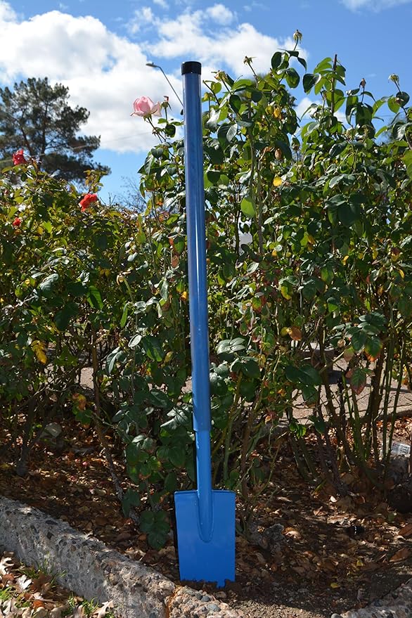 Heavy-Duty All-Steel Shorty Sharpshooter Shovel - Weighted Long Handle and Hardened/Heat-Sharpened Chromoly 15 Inch Head (Shorty)
