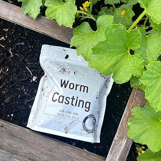Elm Dirt Premium Ancient Soil & Worm Castings for Plants - Organic Fertilizer | 2lbs