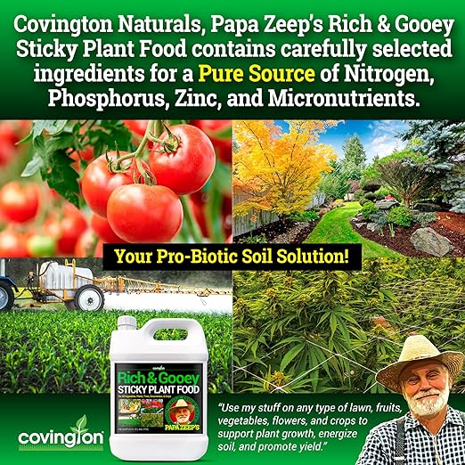 Liquid Big Bloom Fertilizer Plant Food, All-Purpose Liquid Plant Food Concentrate for BRIX Level Support, Flower Fertilizer Bloom Booster Great for All Plant Types, Fruits, Vegetables, Flowers, 32 Oz.