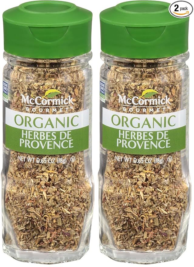 McCormick Gourmet Organic Herbes De Provence, 0.65 Oz (Pack of 2)